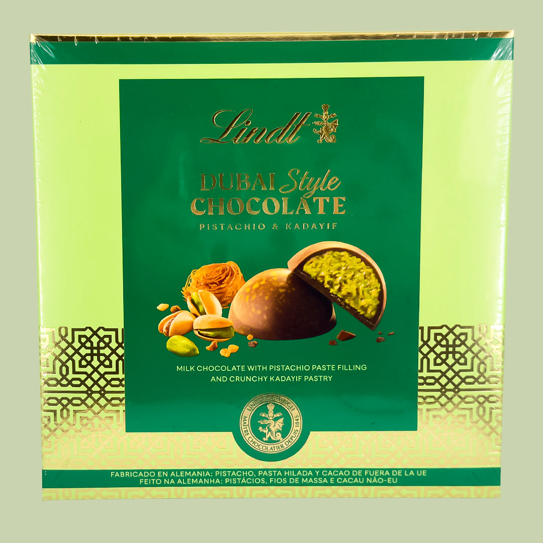 Bombones de Chocolate Dubai con Pistacho y Kadayif Lindt 90 g Lindt & Sprüngli SA
