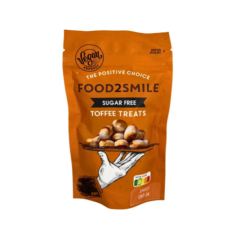 Caramelos de Toffee Sin Azúcar, Veganos y Sin Gluten. 90 g Mantequerías Bravo