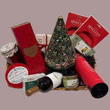 Cesta de Regalo Gourmet Árbol de Navidad Mantequerías Bravo