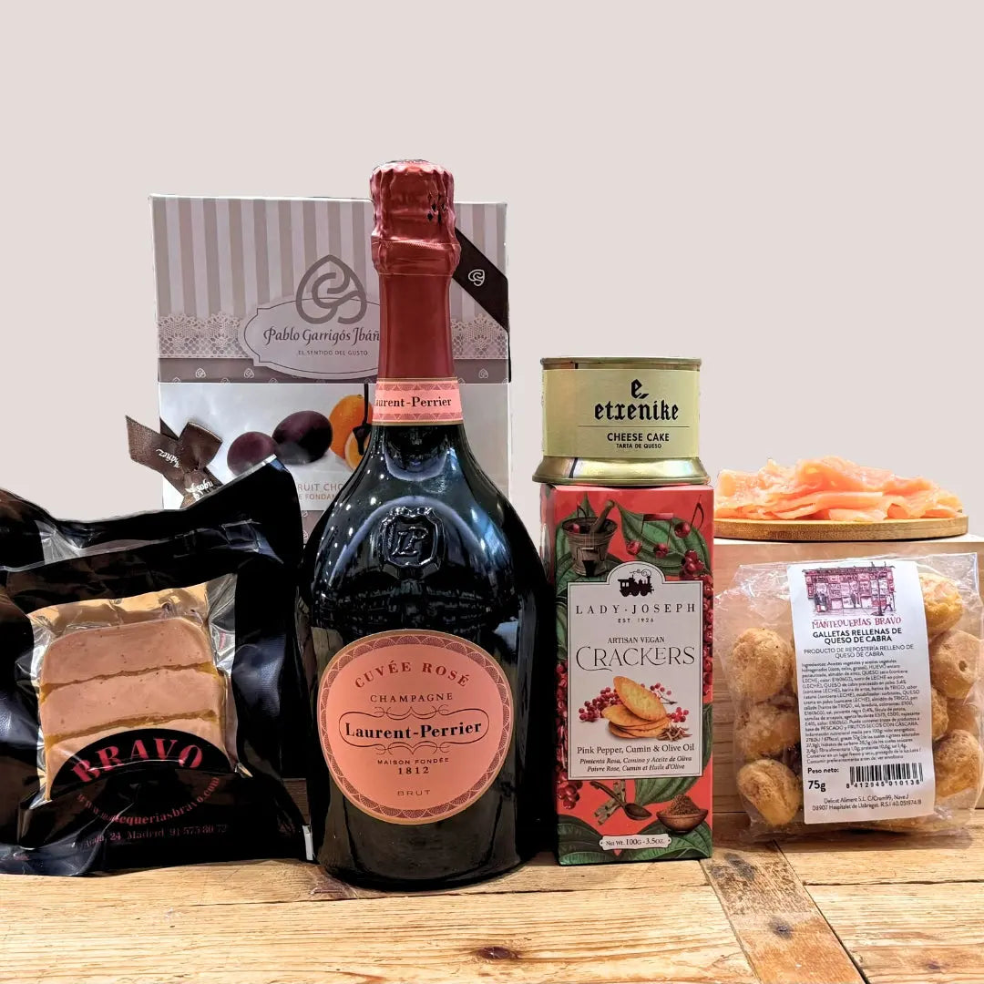 Cesta de Regalo Gourmet Cupido Deluxe Mantequerías Bravo