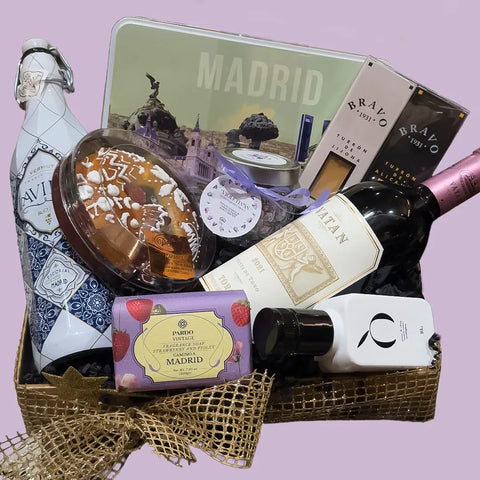 Cesta de Regalo Gourmet Madrid Mantequerías Bravo