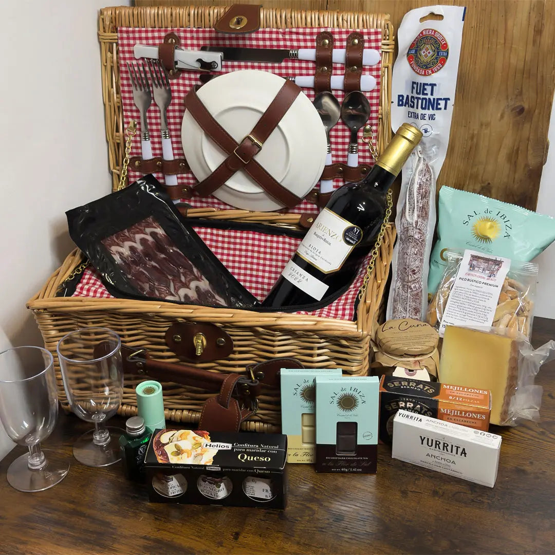 Cesta de Regalo Picnic Otoñal Mantequerías Bravo