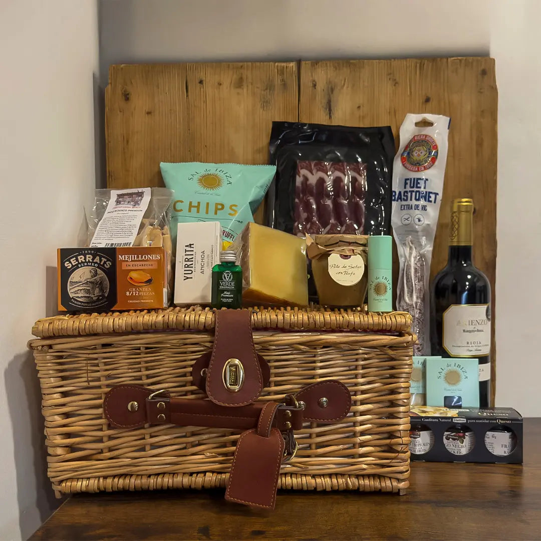 Cesta de Regalo Picnic Otoñal Mantequerías Bravo