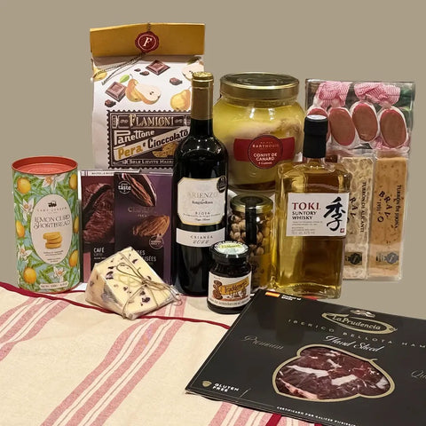 Cesta de Regalo Sabores del Mundo Mantequerías Bravo