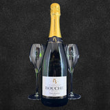 Champán Bouché Cuvée Réservée Brut + 2 copas de cristal Bouché Père & Fils