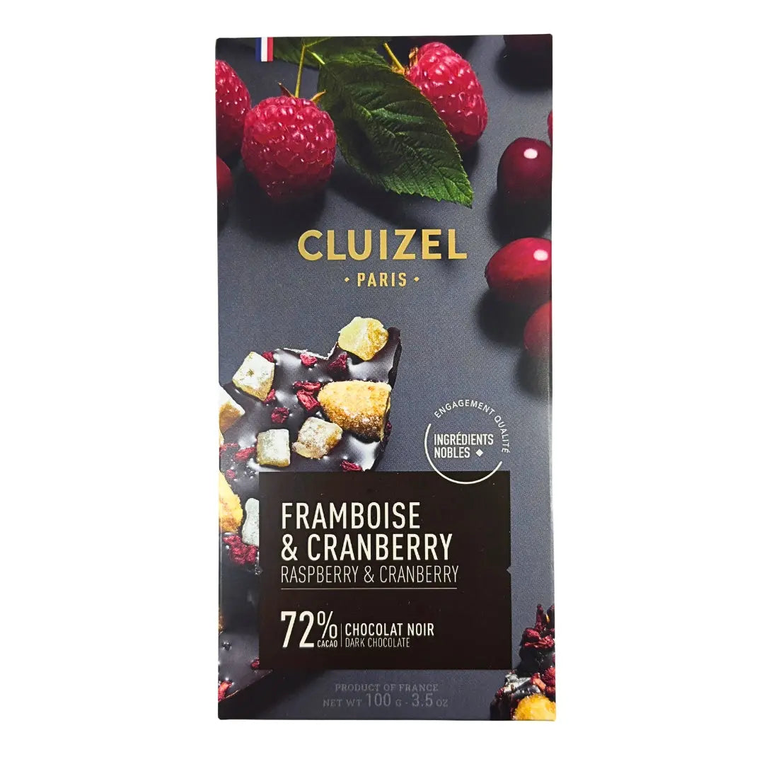 Chocolate Negro 72% con Frambuesa y Arándanos Michel Cluizel 100 g Michel Cluizel
