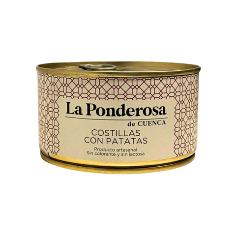 Costillas con Patatas La Ponderosa de Cuenca 390 g La Ponderosa de Cuenca