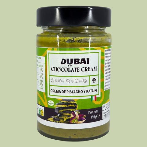 Crema de Chocolate Dubai con Pistacho y Kataifi 190 g Gusto Etna