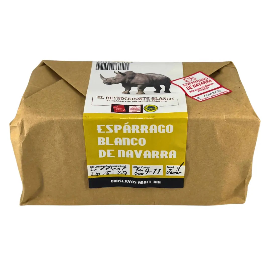 Espárrago Blanco Extra Grueso de Navarra El Reynoceronte Blanco Conservas Angel Ria S.A.