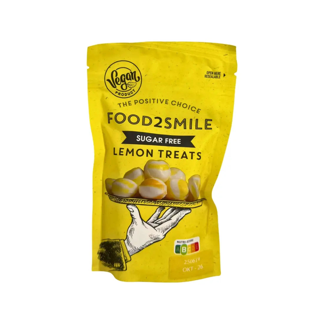 Caramelos de Limón Sin Azúcar, Veganos y Sin Gluten. 90 g Mantequerías Bravo