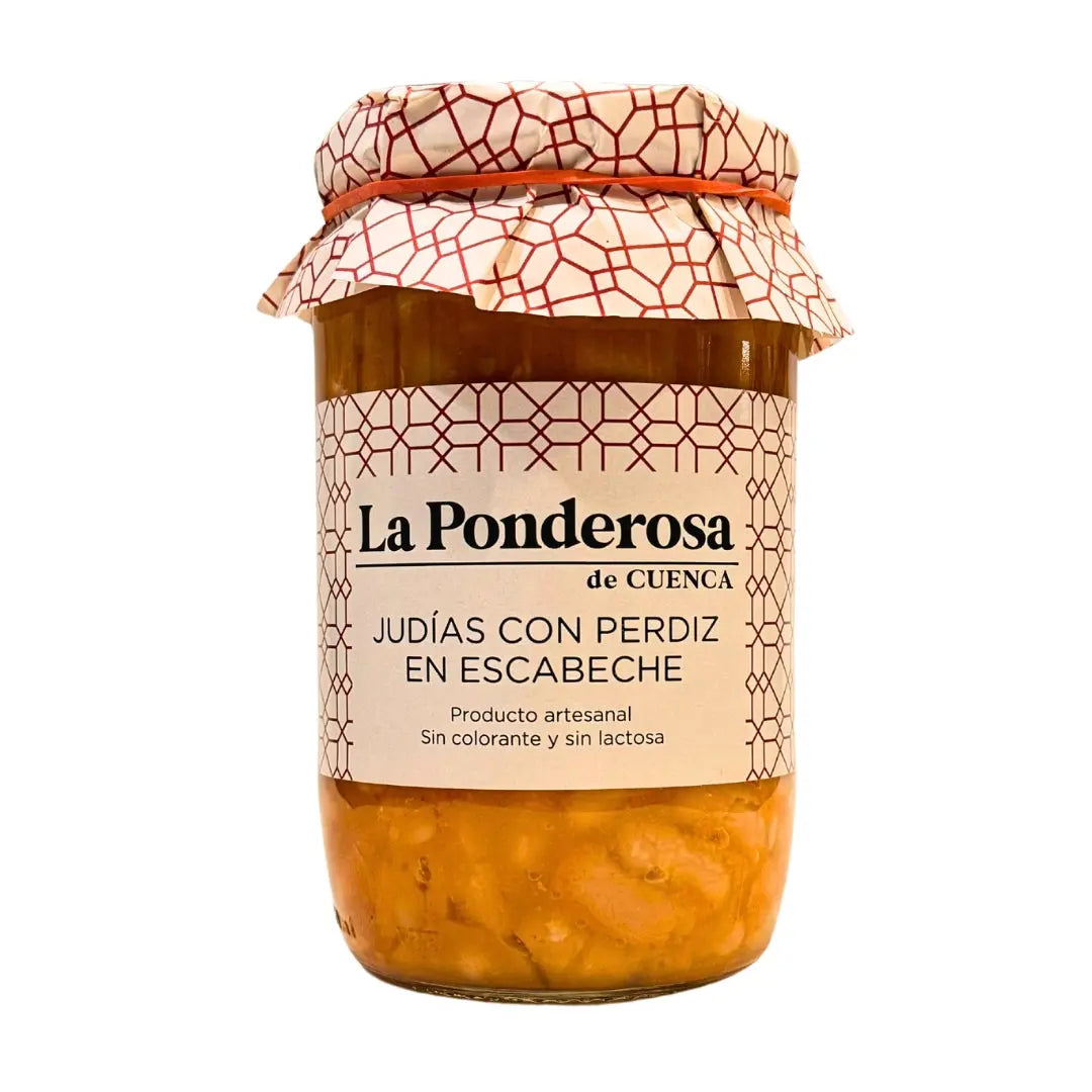 Judías con Perdiz en Escabeche La Ponderosa de Cuenca. 670 g La Ponderosa de Cuenca