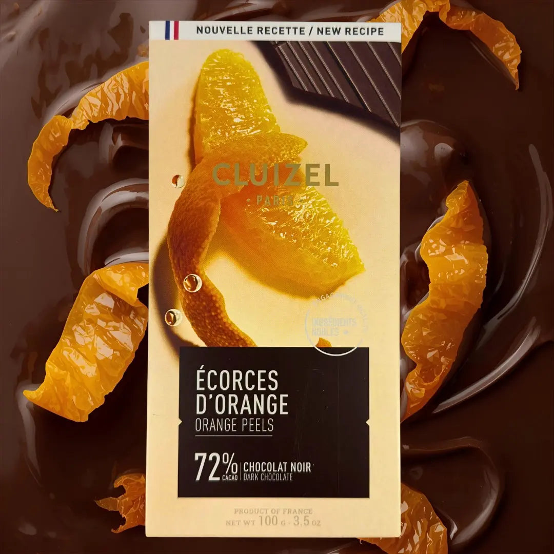 Michel Cluizel Chocolate Negro Guayas con Cáscara de Naranja. 100 g Michel Cluizel