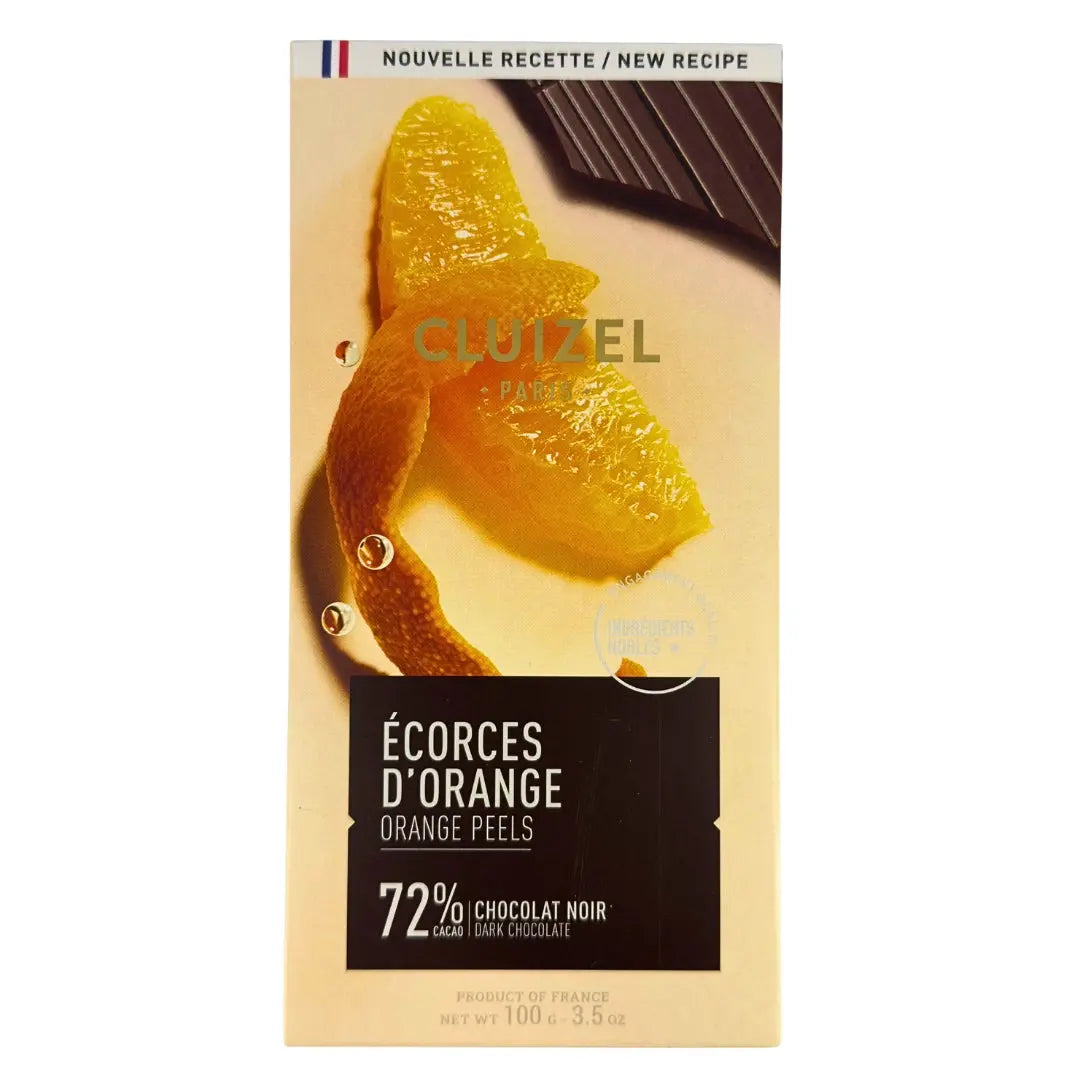 Michel Cluizel Chocolate Negro Guayas con Cáscara de Naranja. 100 g Michel Cluizel
