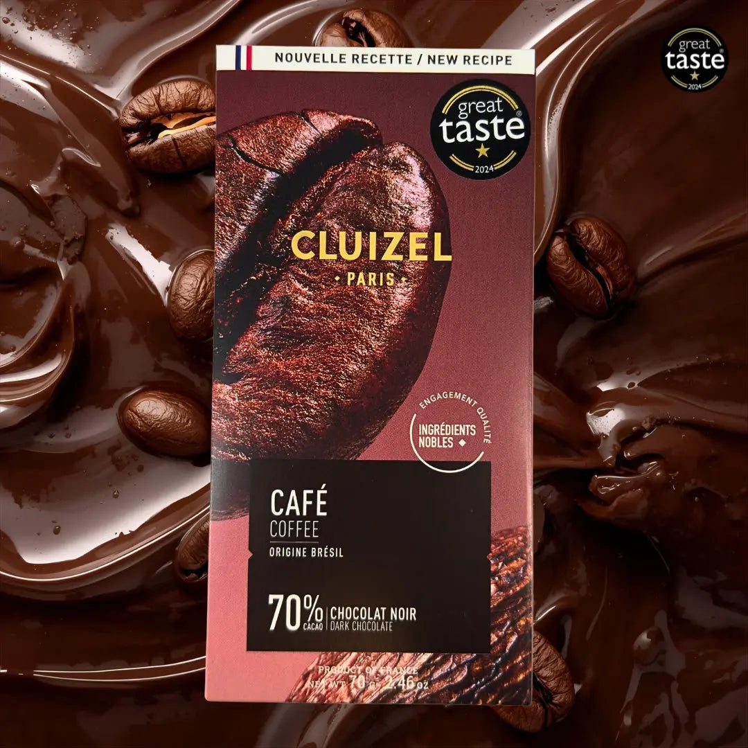 Michel Cluizel Chocolate Negro con Café Orgánico 70% 70 g Michel Cluizel