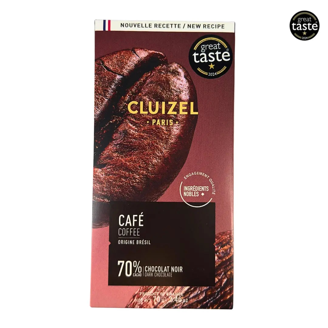 Michel Cluizel Chocolate Negro con Café Orgánico 70% 70 g Michel Cluizel