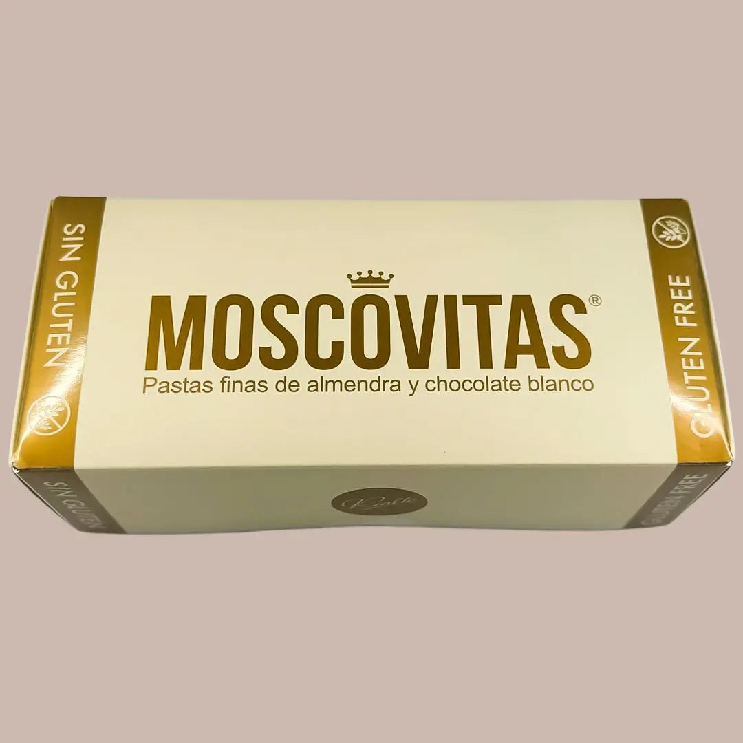 Moscovitas con Chocolate Blanco Sin Gluten 160 g Moscovitas Rialto