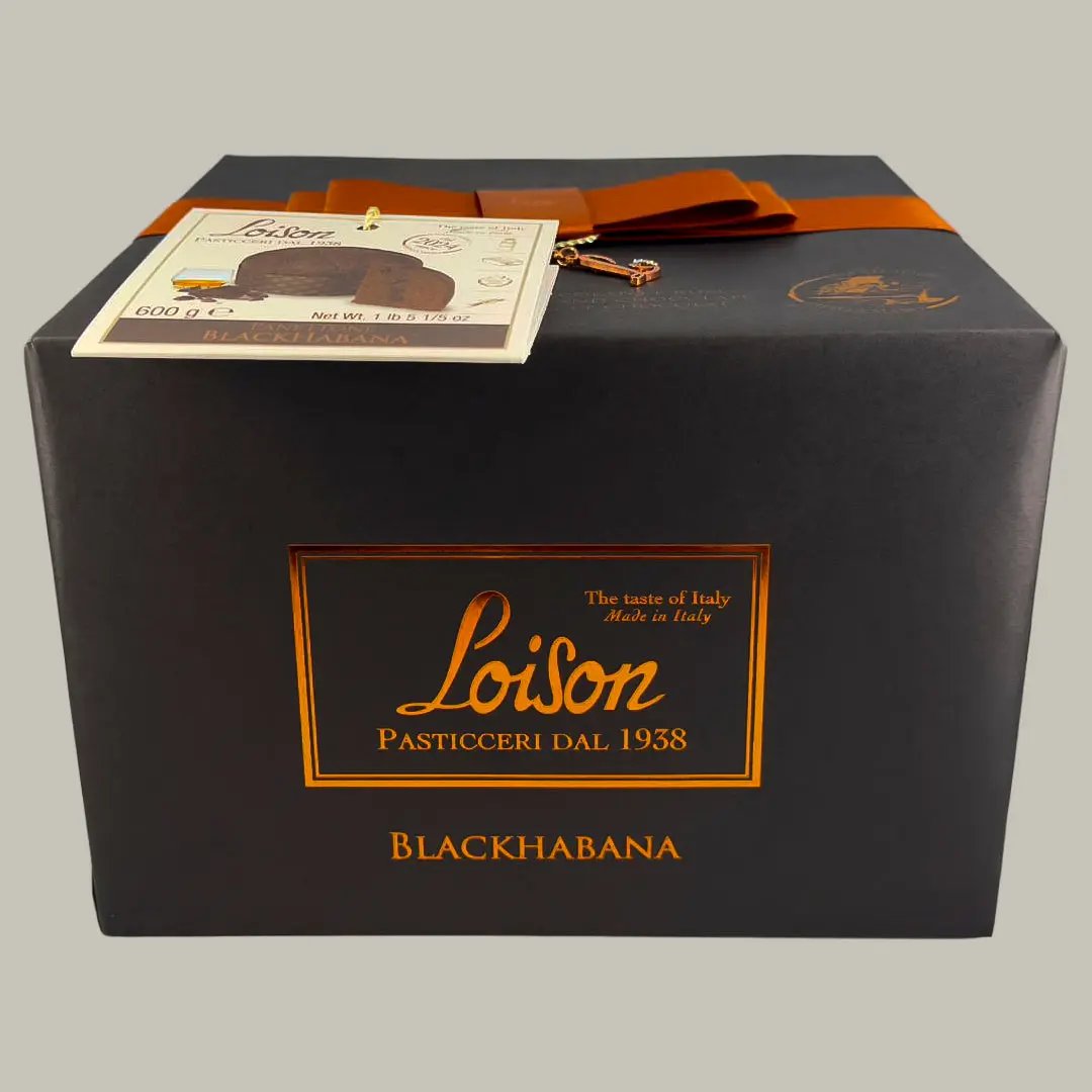 Panettone BlackHabana con Ron y Chocolate Loison 600 g Loison