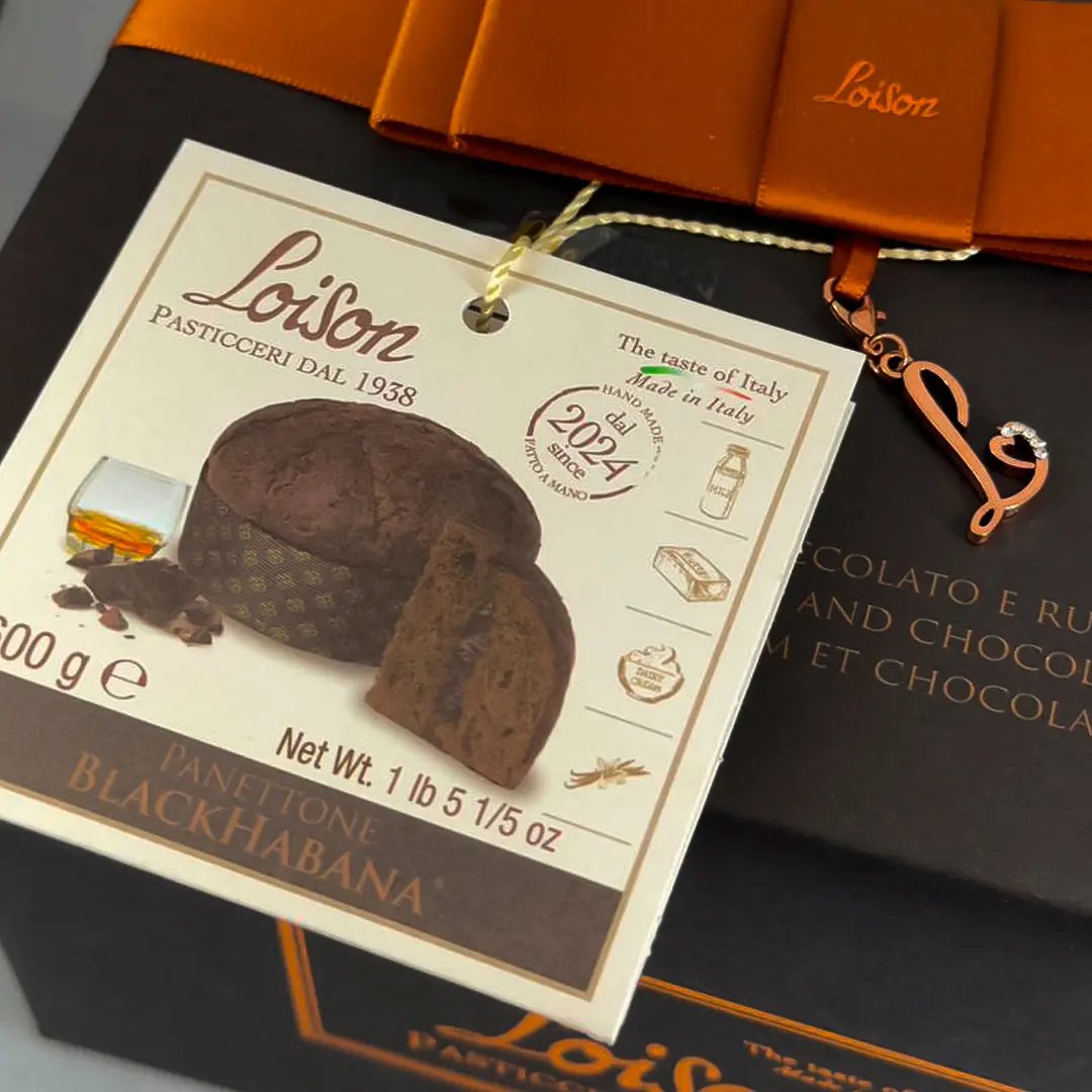 Panettone BlackHabana con Ron y Chocolate Loison 600 g Loison