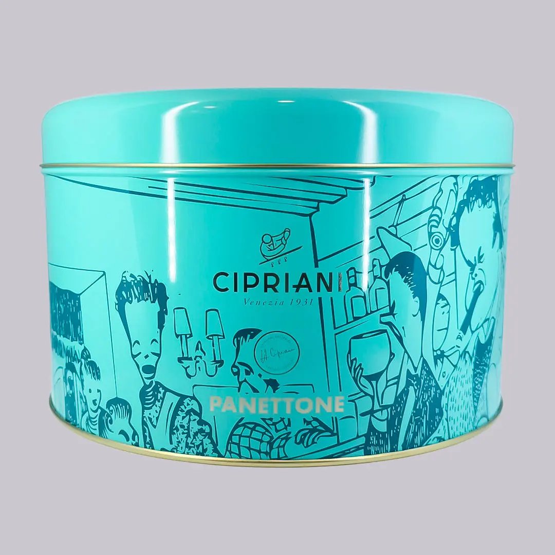 Panettone Clásico En Lata Edición Limitada Cipriani 1 kg Cipriani