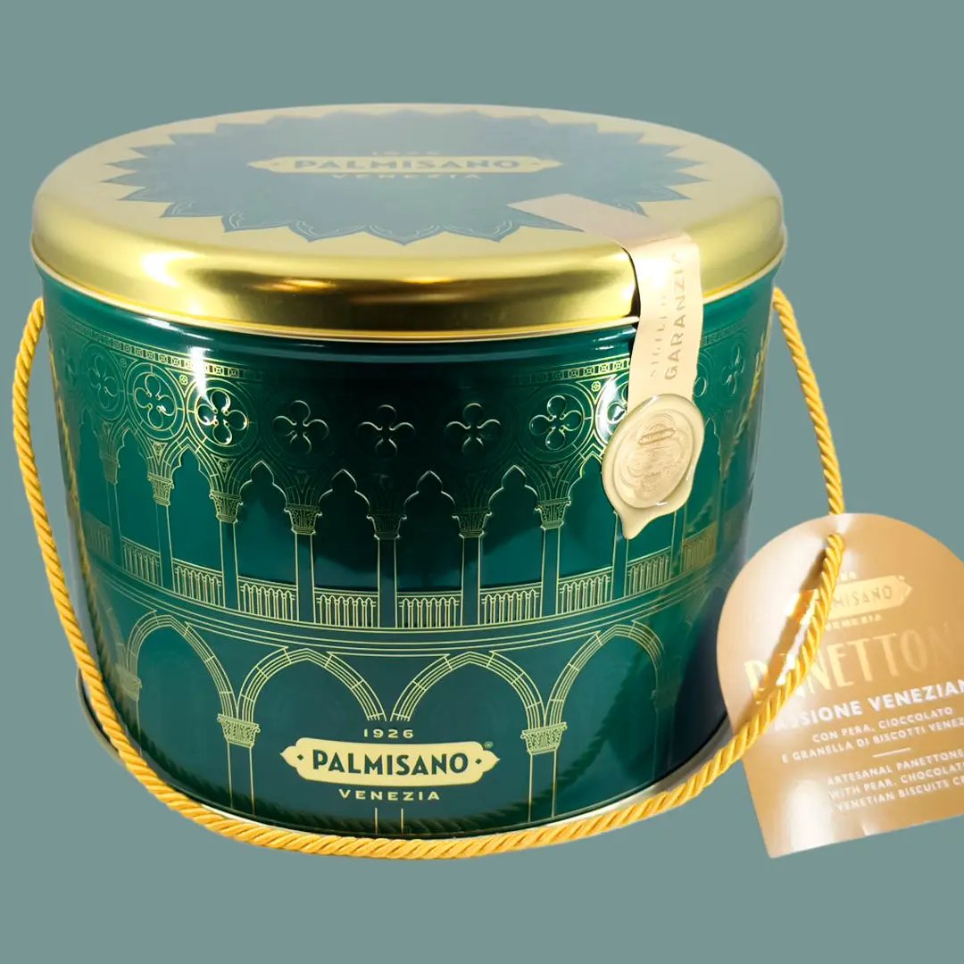 Panettone Passione Veneziana con Pera y Chocolate Palmisano 750 g Palmisano
