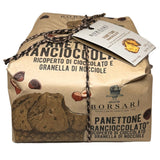 Panettone con Chocolate Oscuro y Avellanas Borsari