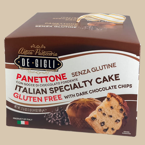 Panettone con Chocolate Sin Gluten Antica Pasticceria de Gigli 500 g Antica Pasticceria de Gigli