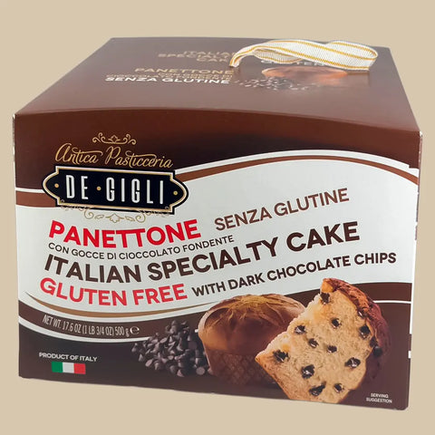 Panettone con Chocolate Sin Gluten Antica Pasticceria de Gigli 500 g Antica Pasticceria de Gigli