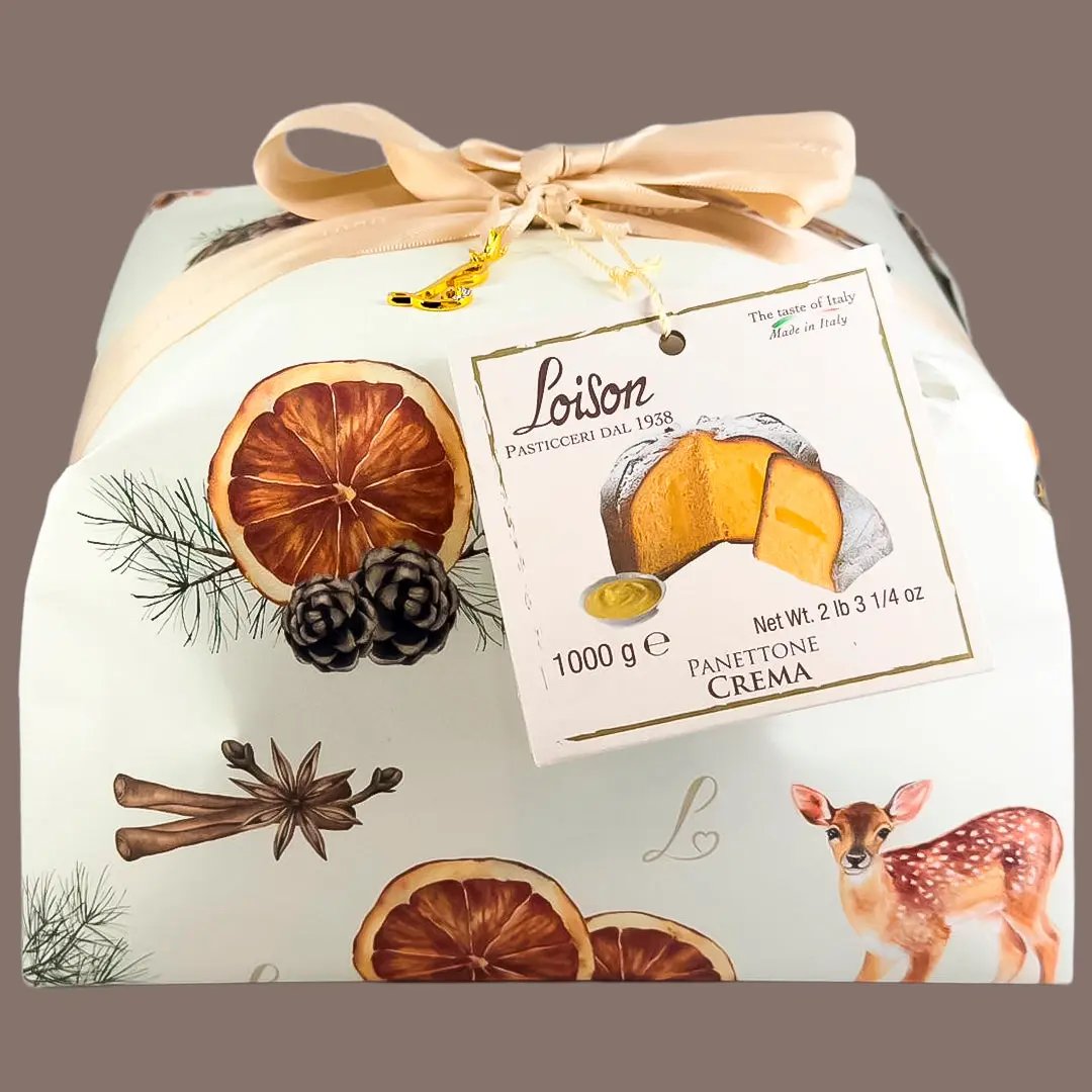 Panettone con Crema Pastelera Loison 1 kg Loison