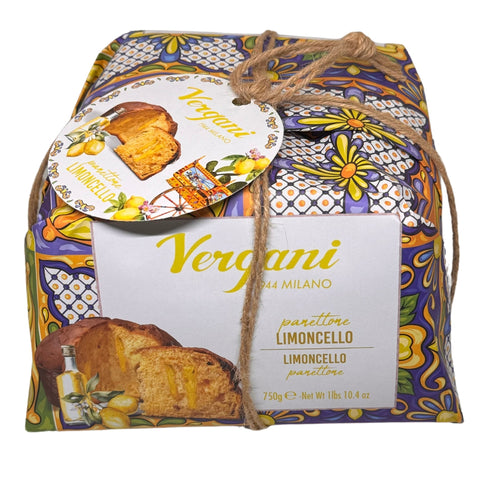 Panettone con Crema al Limoncello Vergani. 750 g Vergani