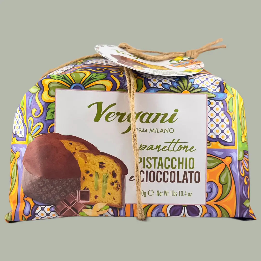 Panettone con Crema de Pistacho y Chocolate Vergani 750 g Vergani