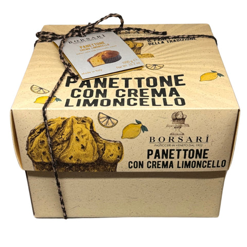 Panettone con crema limoncello Borsari Valentino