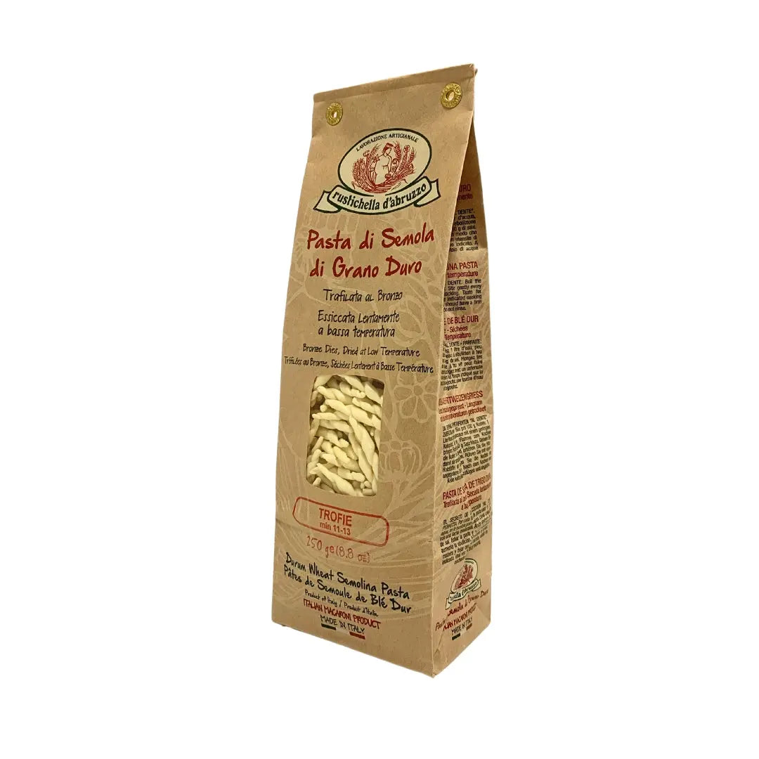 Pasta Italiana de Sémola de trigo duro trefilada al bronce Mantequerías Bravo