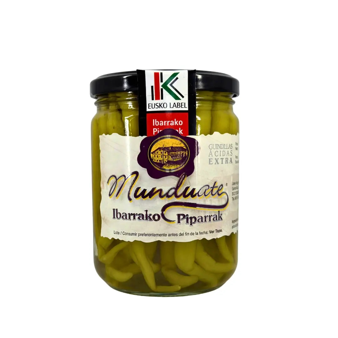 Piparras Ácidas Extra Munduate 410 g Conservas Rubio