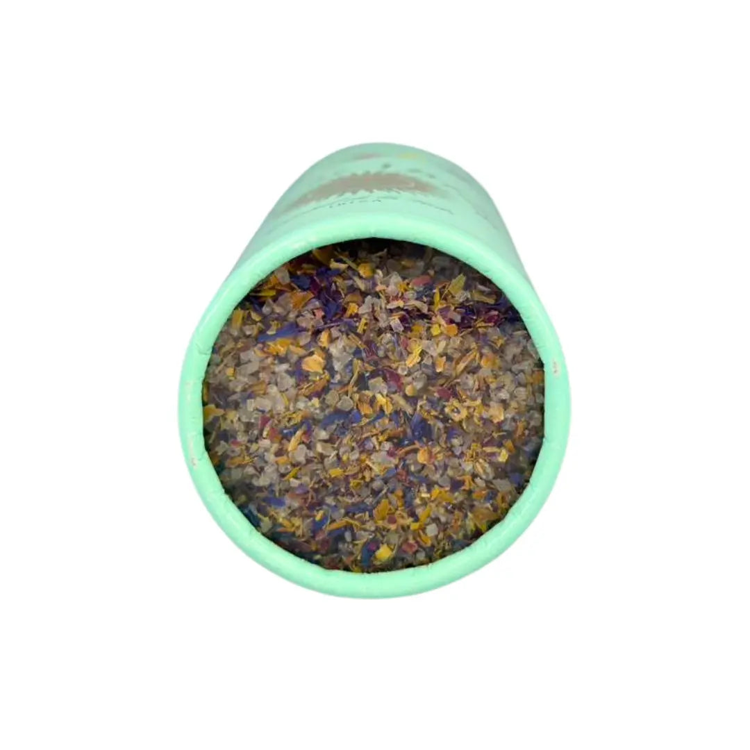 Sal de Ibiza con Flores Comestibles. 75 g Sal de Ibiza