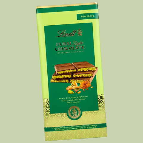 Tableta de Chocolate Dubái con Pistacho y Kadayif Lindt 145 g Lindt & Sprüngli SA