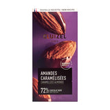 Tableta de Chocolate Oscuro 72% con Almendras Caramelizadas Cluizel Paris 70 g Michel Cluizel