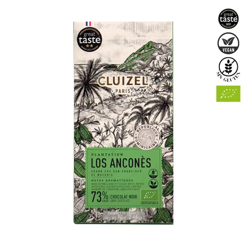 Tableta de Chocolate Oscuro Los Anconés 73% Cluizel Paris 70 g Michel Cluizel