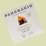 Tableta de Chocolate con Leche con Naranja y Almendra Pancracio 40 g Pancracio