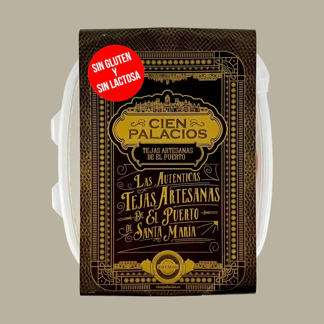 Tejas Artesanas Cien Palacios Sin Gluten y Sin Lactosa 125 g Cien Palacios