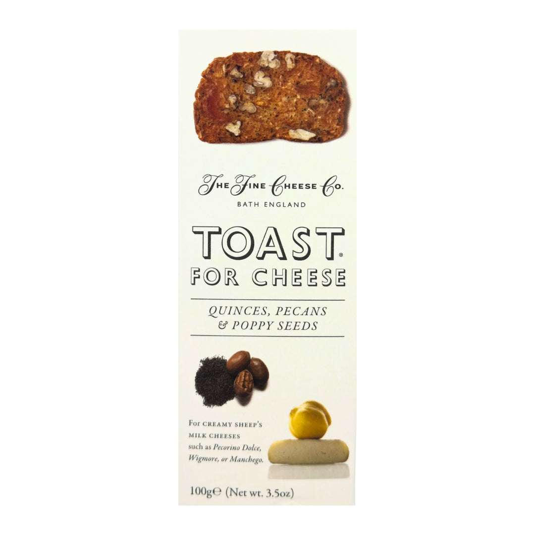 Tostas de Membrillo, Nueces Pecanas y Semillas de Amapola The Fine Cheese Co. 100 g The Fine Cheese Co.