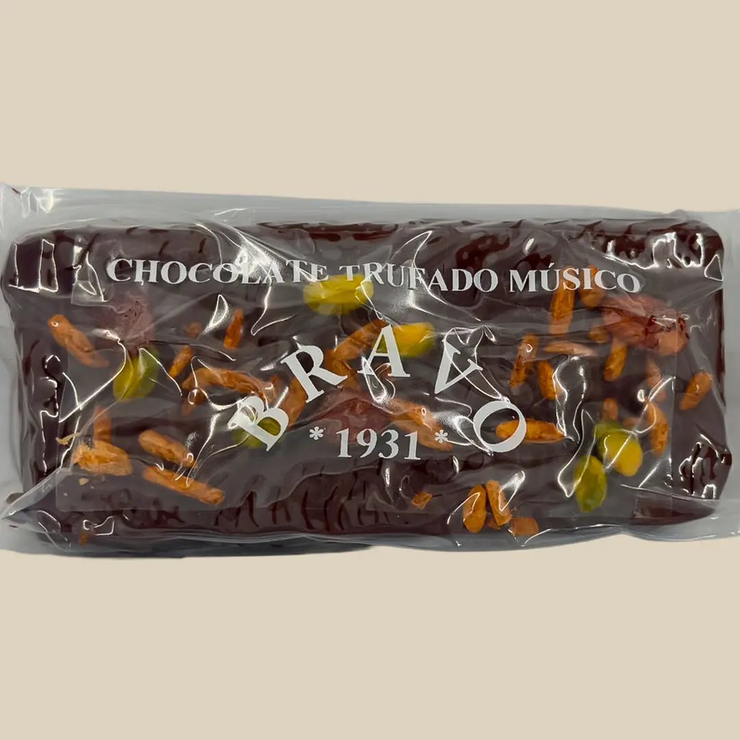 Turrón de Chocolate Trufado Músico 200 g Mantequerías Bravo