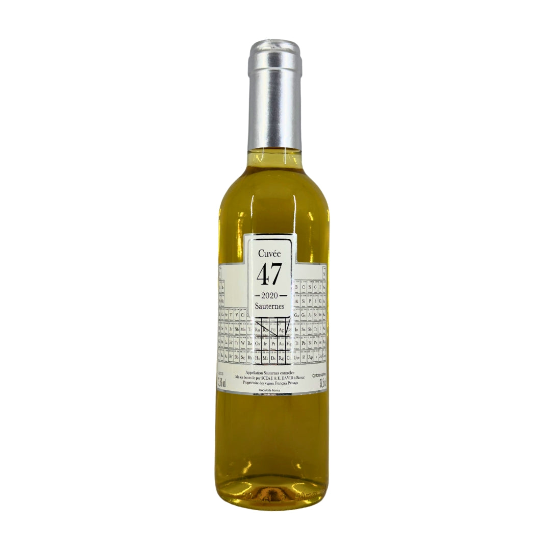 Vino Tinto Francés Sauternes Cuvée 47 Media Botella 37.5 cl Mantequerías Bravo