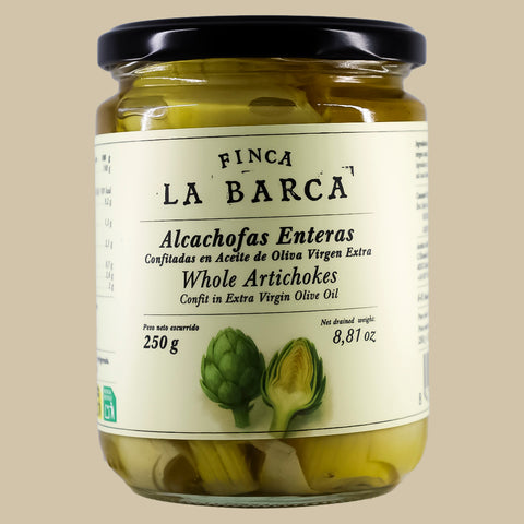 Alcachofas Enteras Confitadas en Aceite de Oliva Virgen Extra