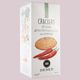 Crackers Artesanales de Aceite de Oliva Virgen Extra y Guindilla Deseo 120 g