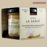 Crema de Rulo de Cabra con Escamas de Pimiento Finca La Barca