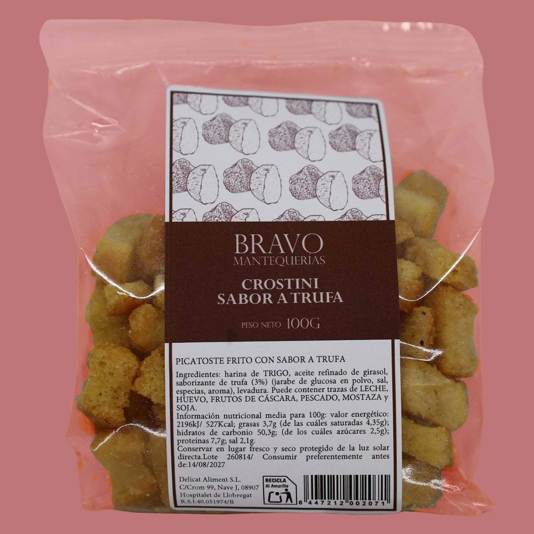 Crostini con sabor a Trufa 100g