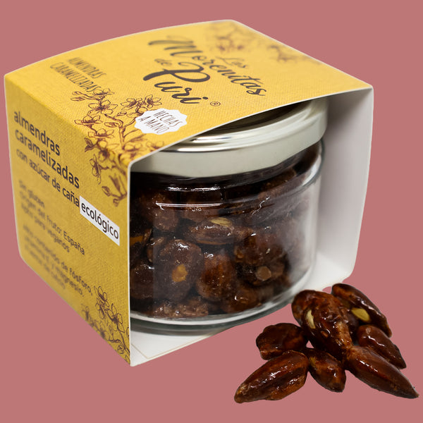 Almendras Caramelizadas con Azúcar de Caña Ecológica Las Morenitas de Puri 135 g