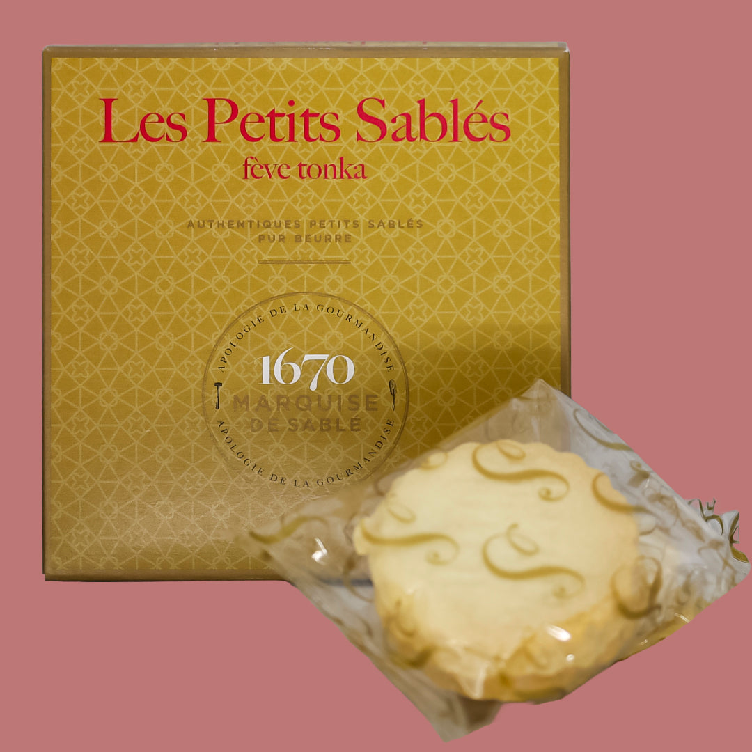 Galletas de Mantequilla Sablé con Haba Tonka Marquise de Sablé 100g