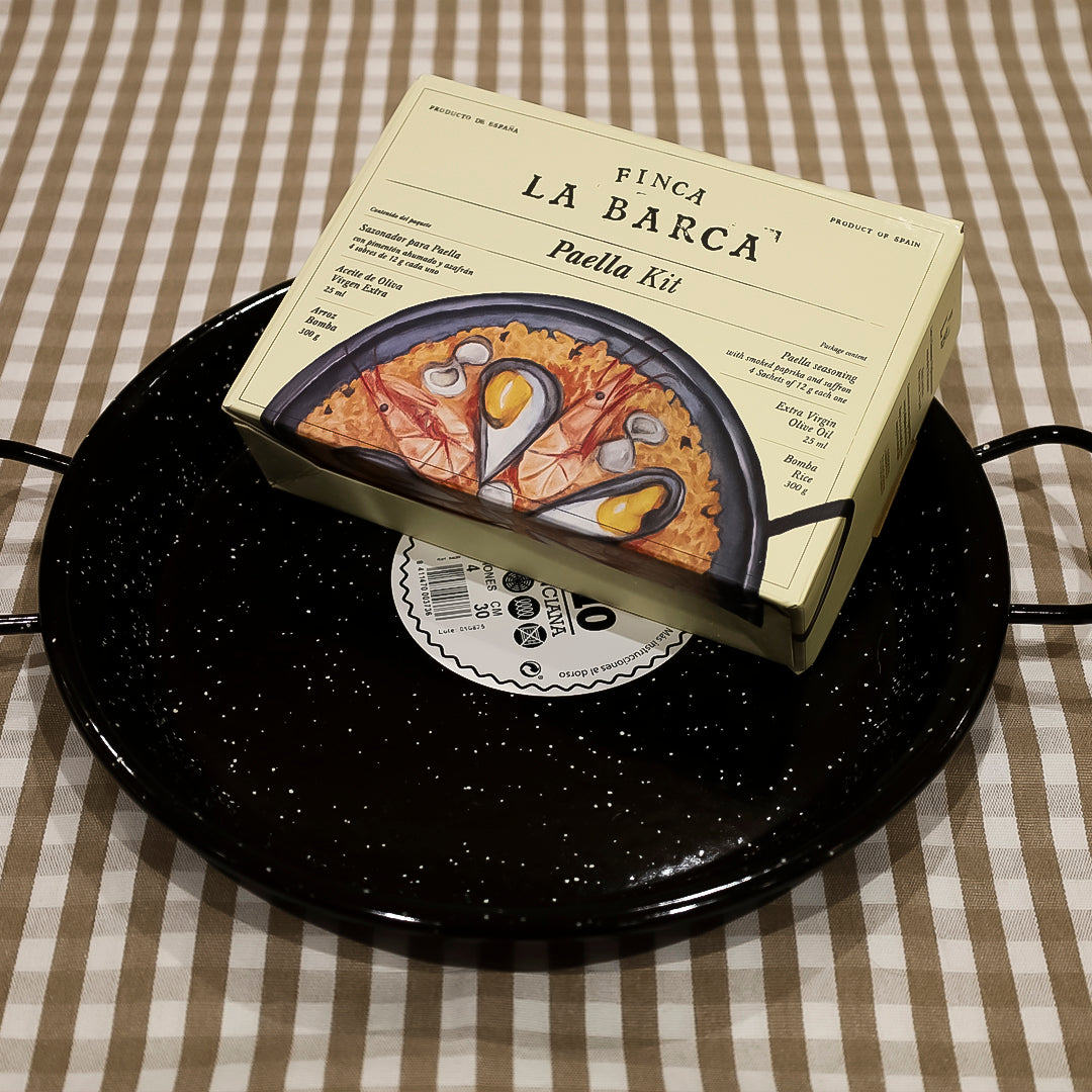 Kit para Paella Finca La Barca con Paellera