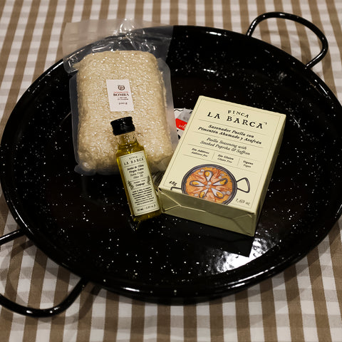Kit para Paella Finca La Barca con Paellera